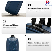 Sac de transport rigide en EVA pour trottinette, étanche, antichoc, pour accessoires de vélo, idéal pour l'extérieur
