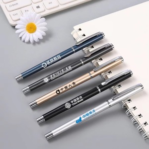 Bolígrafos Metálicos Promocionales de Alta Calidad con Tinta de Gel, Ancho de Escritura de 0.5 mm, Tinta Negra, Escritura Fluida, Logotipo Personalizado Impreso - Product Image 2