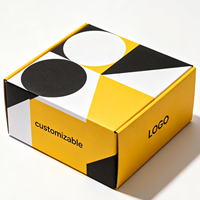 Caja Rígida de Dos Piezas con Patrón Geométrico Minimalista Moderno, Logotipo Personalizado en Relieve para Perfumes, Joyería, Estuche de Regalo de Alta Gama