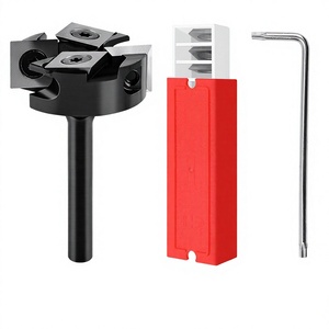 Fresa de ranurado de carburo superduro YUFU DBT de 3 filos con revestimiento de estaño en forma de T para limpieza de base, cortador para trabajar la madera OEM de alta velocidad - Product Image 4