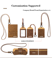 Conjunto de Viaje Moderno para Regalos Promocionales, Set de Regalo de Viaje de Negocios de Corcho Ecológico, Porta Pasaportes de Corcho, Etiqueta para Equipaje, Tarjetero, Set de Cartera