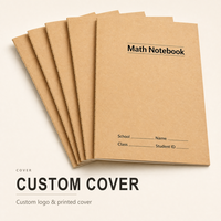 Cuaderno A4 A5 con Logotipo Personalizado al por Mayor, Encuadernación Cosida y con Grapa, Cuaderno de Ejercicios para Estudiantes, Suministros de Oficina