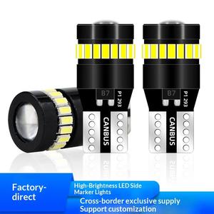 Feux LED populaires pour voiture T10, feux de position 3014+18SMD avec décodeur à lentille, éclairage de plaque d'immatriculation 1.5W, éclairage d'instrumentation - Product Image 2