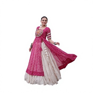 <b>Pink</b> Embroidered Indian Pakistani Set Ruched Lehenga Choli Dupatta Traditional <b>Dress</b> for <b>Wedding</b> Festival - Product Image 1