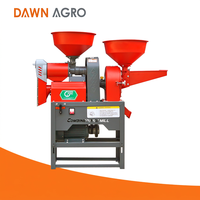 DAWN AGRO Usine de décorticage de riz commerciale automatique 220V avec moteur électrique et moteur à essence pour usage agricole