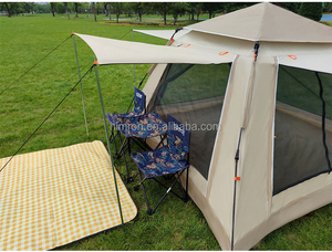 Tente familiale à double <span class=keywords><strong>couche</strong></span> en fibre de verre, ouverture et fermeture automatiques rapides, imperméable, installation facile pour une utilisation en extérieur - Product Image 6