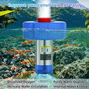 स्टेनलेस स्टील पूरी तरह से स्वचालित मछली तालाब एरेटर 220 वी एक्वाकल्चर एरोटर पंप फ्लोटिंग मछली तालाब एरेटर ऑक्सीजन पंप - Product Image 2