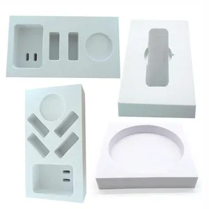 2024 Fabriek Custom Die Cut Eva Foam Sheet Goed Uitziende Witte Kleur Cosmetische Verpakking Invoegen Tool Case Voor Sieraden Geschenkdoos