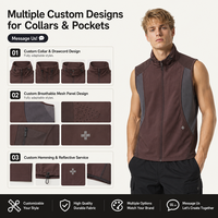 Gilet d'été unisexe pour l'extérieur, séchage rapide, léger, respirant, sans manches, pliable, vente en gros pour fournisseurs