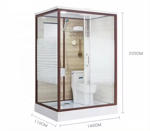 Socle de <span class=keywords><strong>douche</strong></span> en acrylique ABS RTA préfabriqué modulaire tout-en-un dosettes de salle de bain <span class=keywords><strong>cabine</strong></span> de salle de bain préfabriquée - Product Image 6