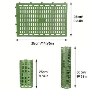 Couverture d'arbre en plastique multicolore personnalisable fournitures <span class=keywords><strong>de</strong></span> <span class=keywords><strong>jardin</strong></span> essentielles rehaussement et élargissement épissage protecteur <span class=keywords><strong>de</strong></span> tronc <span class=keywords><strong>de</strong></span> plante - Product Image 6