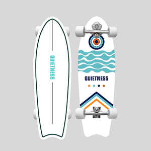 Skateboard de haute qualité pour adultes, pas cher, à quatre roues, avec roulements 608RS, impression par transfert thermique et bandes antidérapantes transparentes - Product Image 1