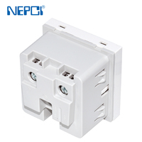 NEPCI Factory 45*45mm AC 250V 10A Module de prise électrique suisse XJY-QB-67 prise cubique suisse