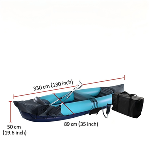 Kayak gonflable électrique en caoutchouc pliable pour 4 personnes, idéal pour la dérive, stable, léger, haute vitesse, bateau <span class=keywords><strong>de</strong></span> sport et <span class=keywords><strong>de</strong></span> pêche - Product Image 4