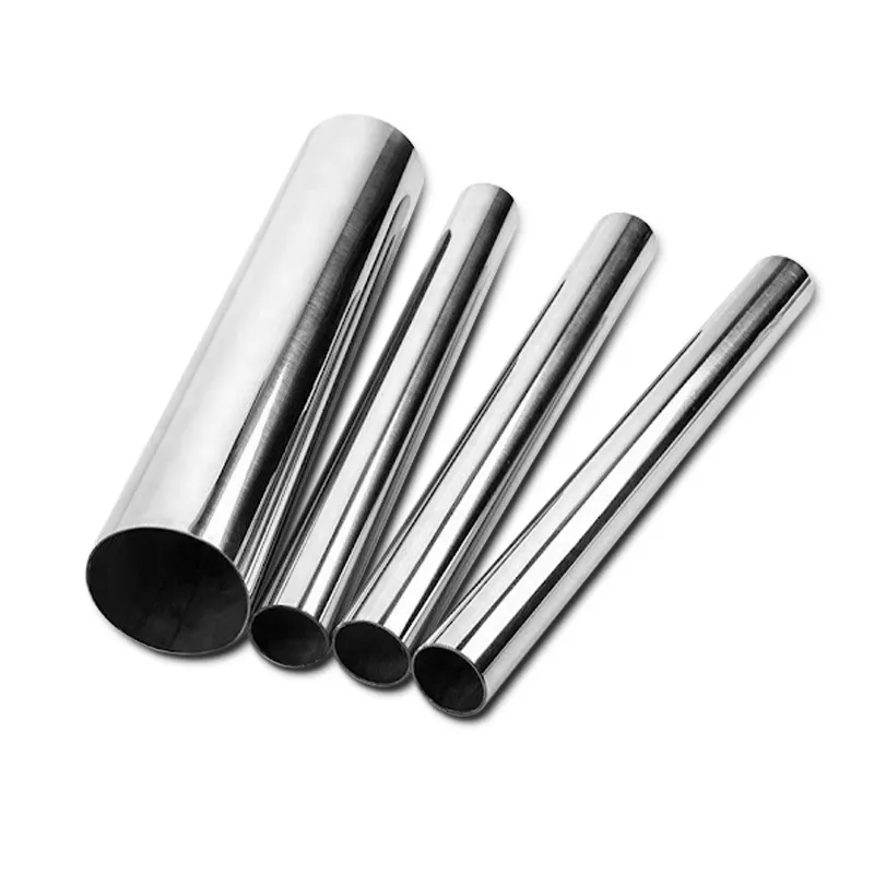Vários tipos de tubos de aço inoxidável 201 202 301 304 304L 321 316 316L. tubos redondos soldados