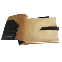 Fabricants de carnet de journaux en cuir Vintage, papier Kraft uni de luxe personnalisé