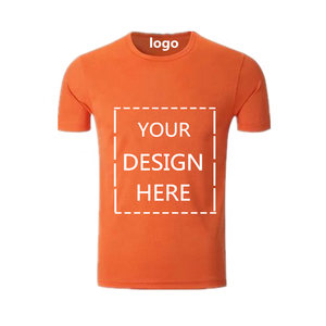 เสื้อยืดแขนสั้นสำหรับผู้ชาย,เสื้อยืดผ้าฝ้ายแท้พิมพ์โลโก้ได้ตามต้องการ - Product Image 5