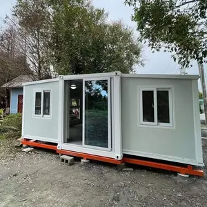 Hot Fast Build Sandwich Panel Villa Opvouwbaar Huis Modulair Mobiel Geprefabriceerd Containerhuis Uitbreidbaar