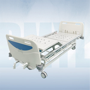 Cama de Hospital Manual Doble con Función de Balanceo, Respaldo y Elevación de Piernas - Product Image 1