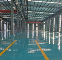 Peinture acrylique pour sols à base d'eau, revêtement antidérapant et résistant à l'usure pour béton, garage, usine, atelier