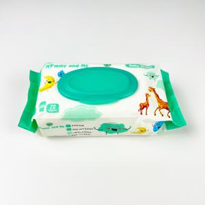 Échantillon gratuit <span class=keywords><strong>Prix</strong></span> d'usine Lingettes pour bébés Vente en gros Lingettes humides pour bébé douces et non tissées jetables OEM - Product Image 3