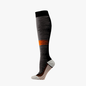 Chaussettes de compression unisexes en <span class=keywords><strong>nylon</strong></span> pour sports de plein air Chaussettes de football à hauteur du genou Chaussettes de cyclisme pour la course à pied - Product Image 5