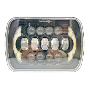 New Premium 7 Inch Bi-LED Work <strong>Light</strong> 12V High/Low Beam LED <strong>Driving</strong> <strong>Light</strong> 6000K Waterproof for Truck/SUV/ATV/Tractor - Product Image 1