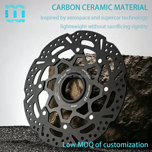 SeeMore Ultra Hafif Karbon Fiber Seramik Merkezi Kilitli Bisiklet Disk Freni 160/180mm Dağ Bisikleti Parçaları için Yüksek Mukavemetli Disk Fren - Product Image 1