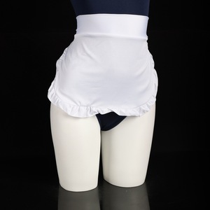 Costume de femme de chambre sexy grande taille, robe blanche marine à col volanté, tenue de jeu de rôle pour femmes 8199 - Product Image 2