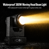 Projecteur à faisceau mobile étanche 380W IP55 DMX512 1.9 °   Projecteur de scène Beam 13 Gobos avec prisme à 8 facettes pour événements et concerts en extérieur