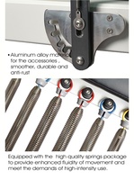 Wavar Reformer en aluminium de haute qualité avec plateforme de saut rembourrée pour la maison et la salle de sport, tour multifonctionnelle, nouveau style