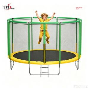 <span class=keywords><strong>Trampoline</strong></span> de jardin 14FT pour enfants, coloré, avec <span class=keywords><strong>filet</strong></span> de sécurité en PP et échelle en acier – Prix de gros - Product Image 3