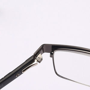 Gafas de Lectura de Metal de Alta Calidad con Media Montura, Gafas para <span class=keywords><strong>Presbicia</strong></span> de +0.75 a +4.0, Unisex, con Bisagra de Resorte - Product Image 5