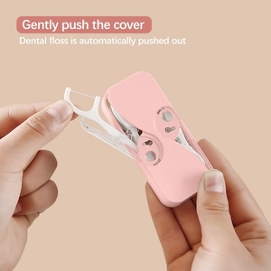 Boîte de rangement pour cure-dents réutilisables, distributeur automatique de fil dentaire portable - Product Image 5