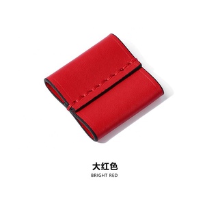Accessoires personnalisés à cordon de serrage sangle rétractable seau première couche cuir de <span class=keywords><strong>vachette</strong></span> couleur unie pour sangle néo serrure simple avec couleur différente - Product Image 3