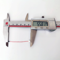 Thermomètre à fil émaillé de haute précision, capteur thermistance double fil 10K 1% 20MM, fil émaillé série TS