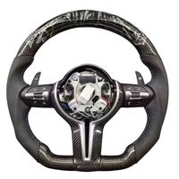 Volant en cuir pour voiture BMW M3 M4 M5 M6 F30 F10 F15 F36 F01 F20 F22 F25 F31 F32 E70 E71 E90 E91 E92 X1 X2 X3 X4 X5 X6