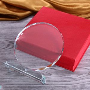 Cheap Wholesale Customized Individual Name <b>Engraved</b> High Quality Blank Crystal Award <b>Trophy</b> With Base Souvenir Gifts - Product Image 1