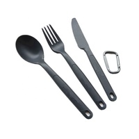 Ensemble de couverts réutilisables écologiques sans BPA, couteau, fourchette, cuillères en plastique pour enfants et adultes, voyage, pique-nique, camping