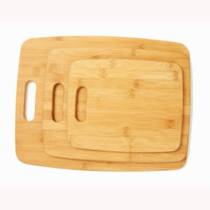 Bamboo Cutting Boards 3 Piece <b>Set</b> Rectangle Household Kitchen Chopping Blocks - Product Image 3