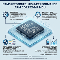 Mikrokontroler MCU STM32F730R8T6 Sirkuit Terpadu ic chip dengan harga rendah
