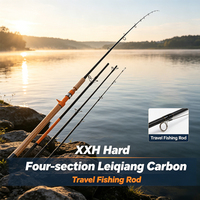 Canne à pêche haute teneur en carbone, action ultra-durcisée pour la pêche au blackfish, longueur pliée 62 cm, 230 g, légère et portable pour le voyage