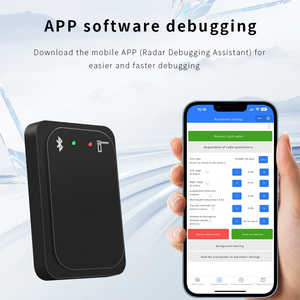 Wireless Radar 79Ghz Vehicle Radar Boom Barrier Anti-Smash Blue-tooth APP Debugging Straight Rod Radar Vehicle <strong>Detector</strong> - Product Image 2
