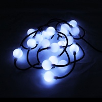 Extérieur 360 degrés Led cartographie rideau lumineux DMX laiteux solide 3D led pixel boules