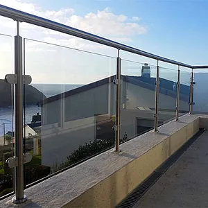 Customized Glass Balustrade Stainless Steel Railing Post