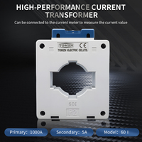 Transformador de Corriente TOMZN CT, Primario 1000A, Secundario 5A, para Medidor de Corriente 50/60Hz 660V 60I, Sellable con Sello de Plomo, Clase 0.5