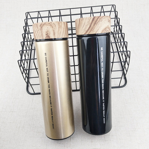 Xiaomi ChuFeng — bouteille d'eau en acier inoxydable, tasse thermique, flacon sous vide, avec infuseur à thé, couvercle en Grain de <span class=keywords><strong>bois</strong></span>, <span class=keywords><strong>Thermos</strong></span> - Product Image 5