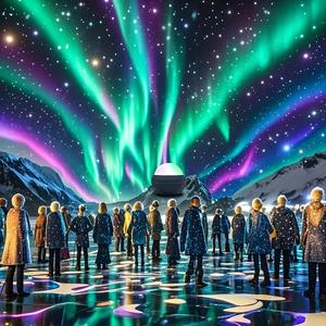 Lámpara Proyector de Cielo Estrellado Aurora Boreal 2025, Luz LED Ambiental, Luz Nocturna para Decoración de Habitaciones y Fiestas, Regalos para Niños - Product Image 5