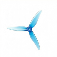 Hélices Longsky légères transparentes bleues à 3 pales en PC pour FPV, accessoire de propulseur à forte poussée pour drones quadricoptères freestyle et cinématiques