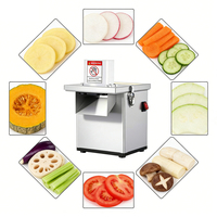 Commerciële groente- en fruit snijmachine met motor 220V, laag geluidsniveau, voor restaurantgebruik in Australische commerciële keukens